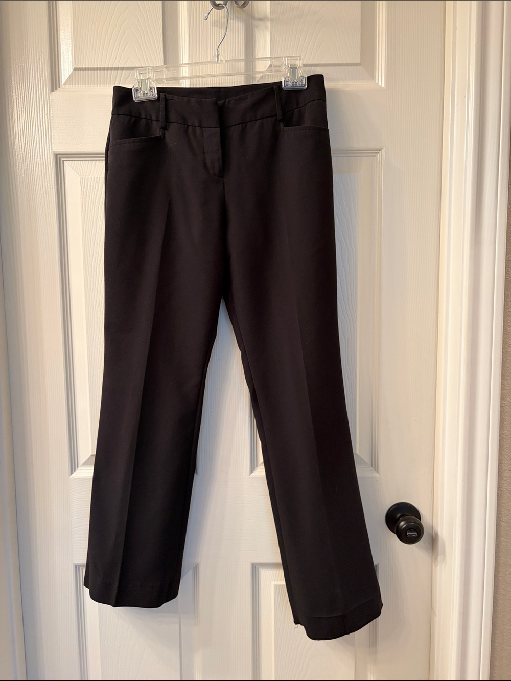 BCX Black Straight-Leg Dress Pants